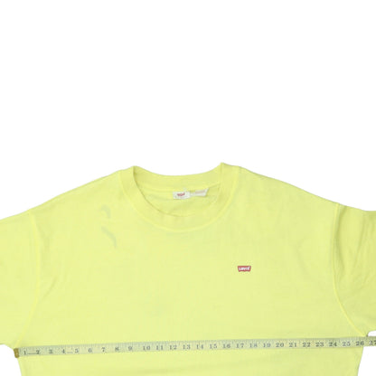 Womens UK Size 2XL Levi's Yellow Pullover Sweatshirt