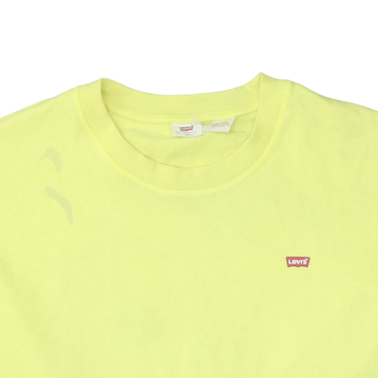 Womens UK Size 2XL Levi's Yellow Pullover Sweatshirt
