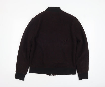 Mens UK Size M Native Youth Brown Bomber Jacket