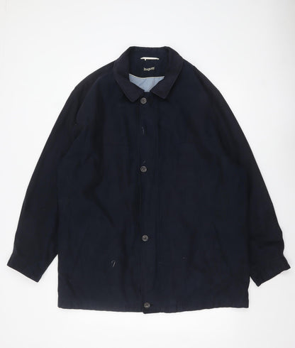 Mens UK Size 56 Bugatti Blue Overcoat