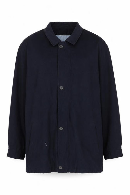 Mens UK Size 56 Bugatti Blue Overcoat