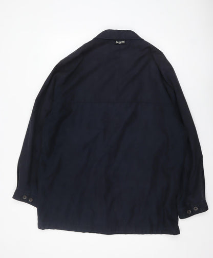 Mens UK Size 56 Bugatti Blue Overcoat
