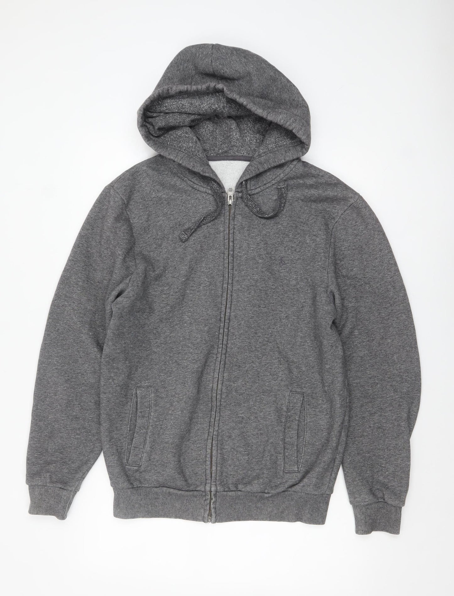 Mens UK Size M Jack Wills Grey Full Zip Hoodie