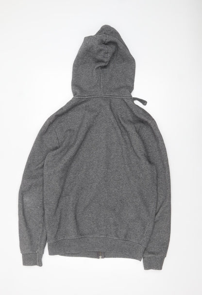 Mens UK Size M Jack Wills Grey Full Zip Hoodie