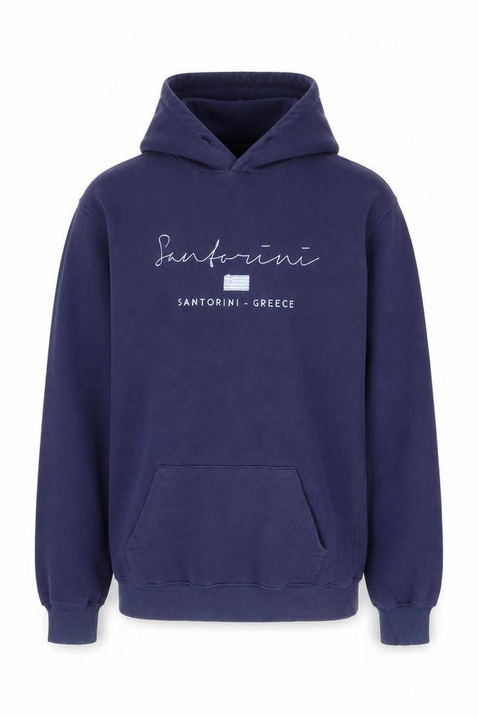 Mens UK Size S StrangeA Blue Pullover Hoodie