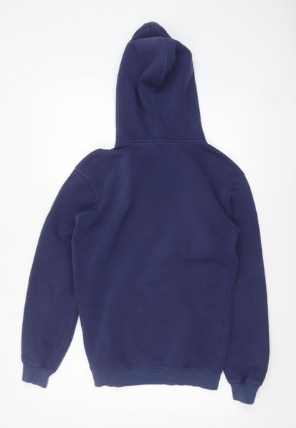 Mens UK Size S StrangeA Blue Pullover Hoodie