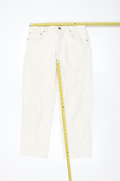 ASOS Women’s Ivory Straight Leg Denim Jeans UK 28 Regular