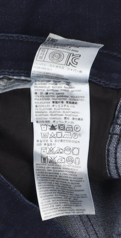 Levi’s Men’s Blue 519 Skinny Fit Denim Jeans W33 L32