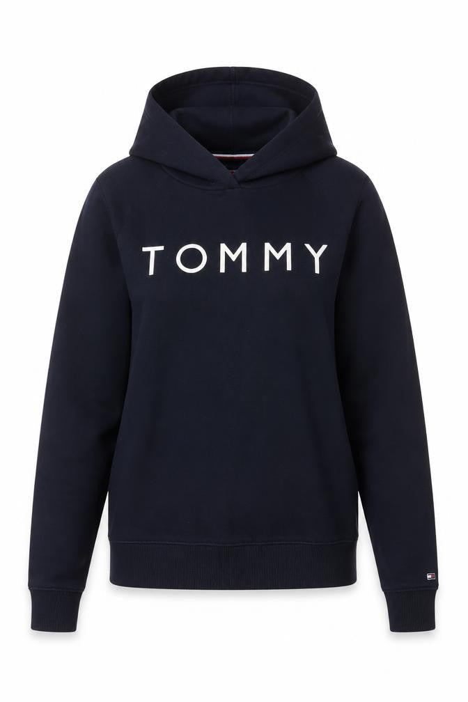 Womens UK Size S Tommy Hilfiger Blue Pullover Hoodie