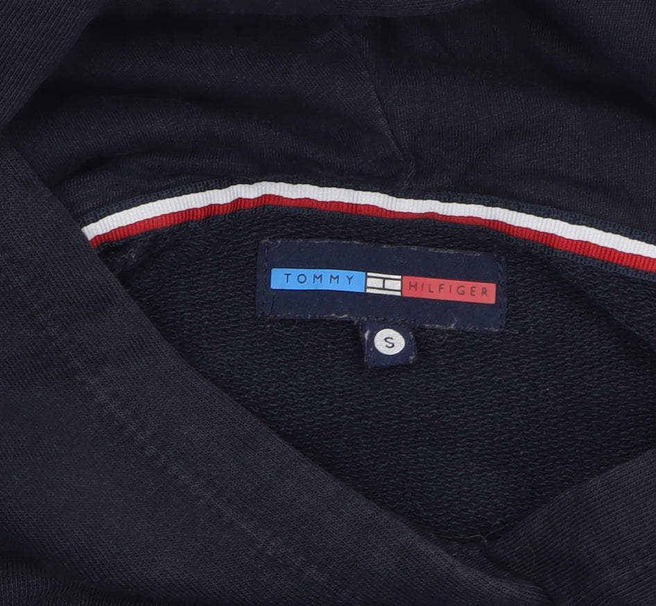 Womens UK Size S Tommy Hilfiger Blue Pullover Hoodie