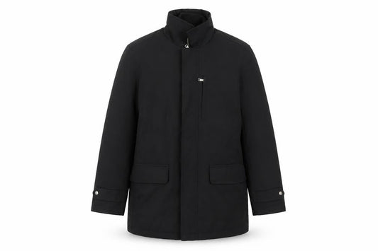 Mens UK Size S Banana Republic Black Overcoat