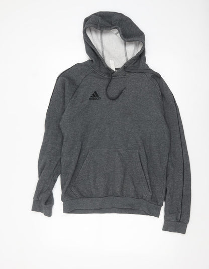 Mens UK Size S adidas Grey Pullover Hoodie