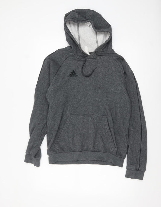 Mens UK Size S adidas Grey Pullover Hoodie