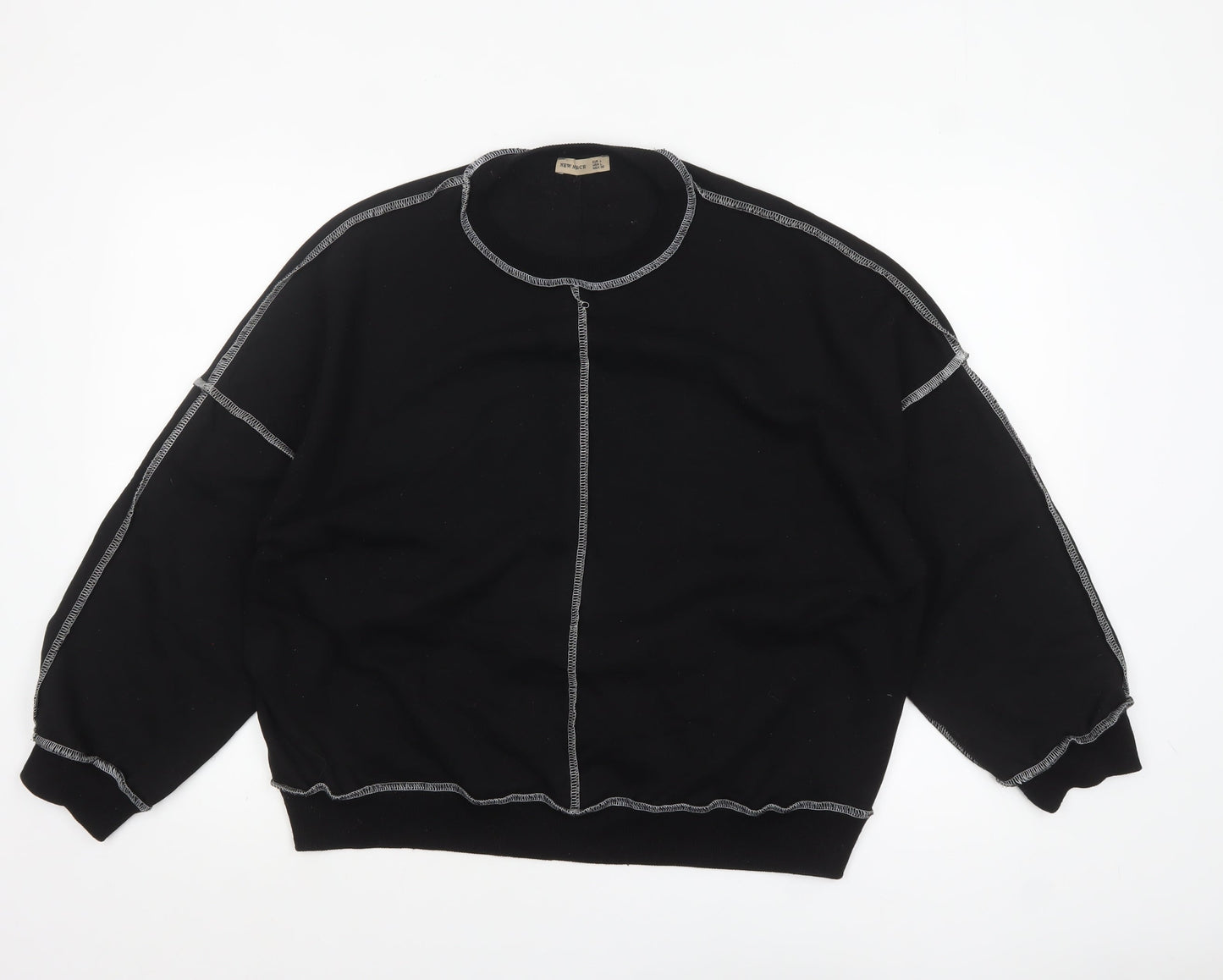 Womens UK Size L New Noce Black Pullover Sweatshirt