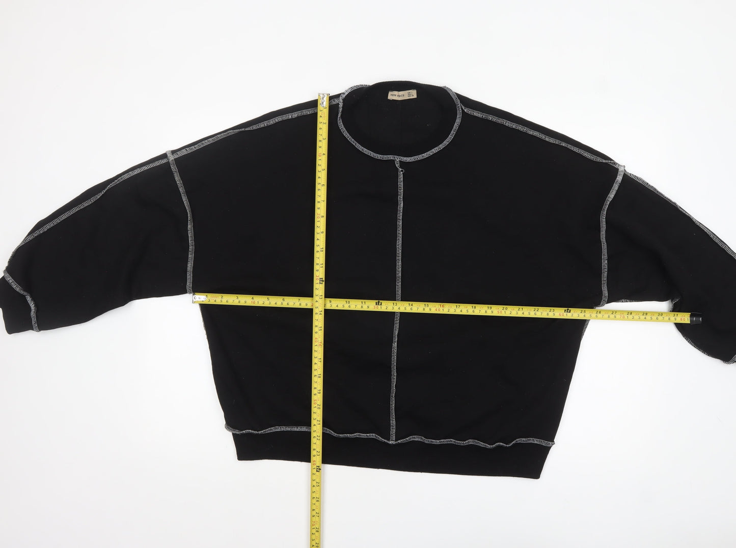 Womens UK Size L New Noce Black Pullover Sweatshirt