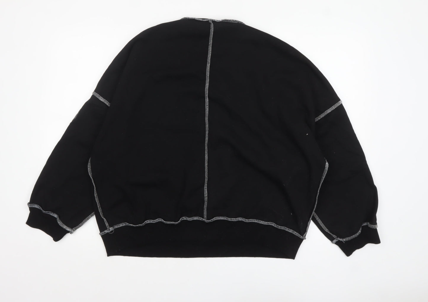 Womens UK Size L New Noce Black Pullover Sweatshirt