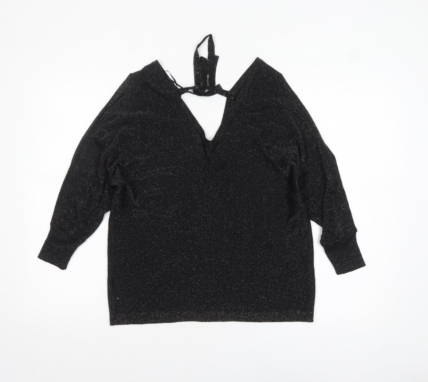Womens UK Size 14 NEXT Black Pullover Jumper