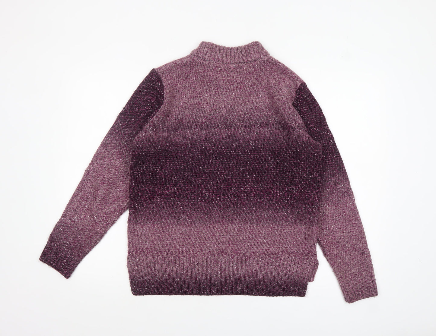 Womens UK Size 14 Marks and Spencer Purple Pullover Jumper