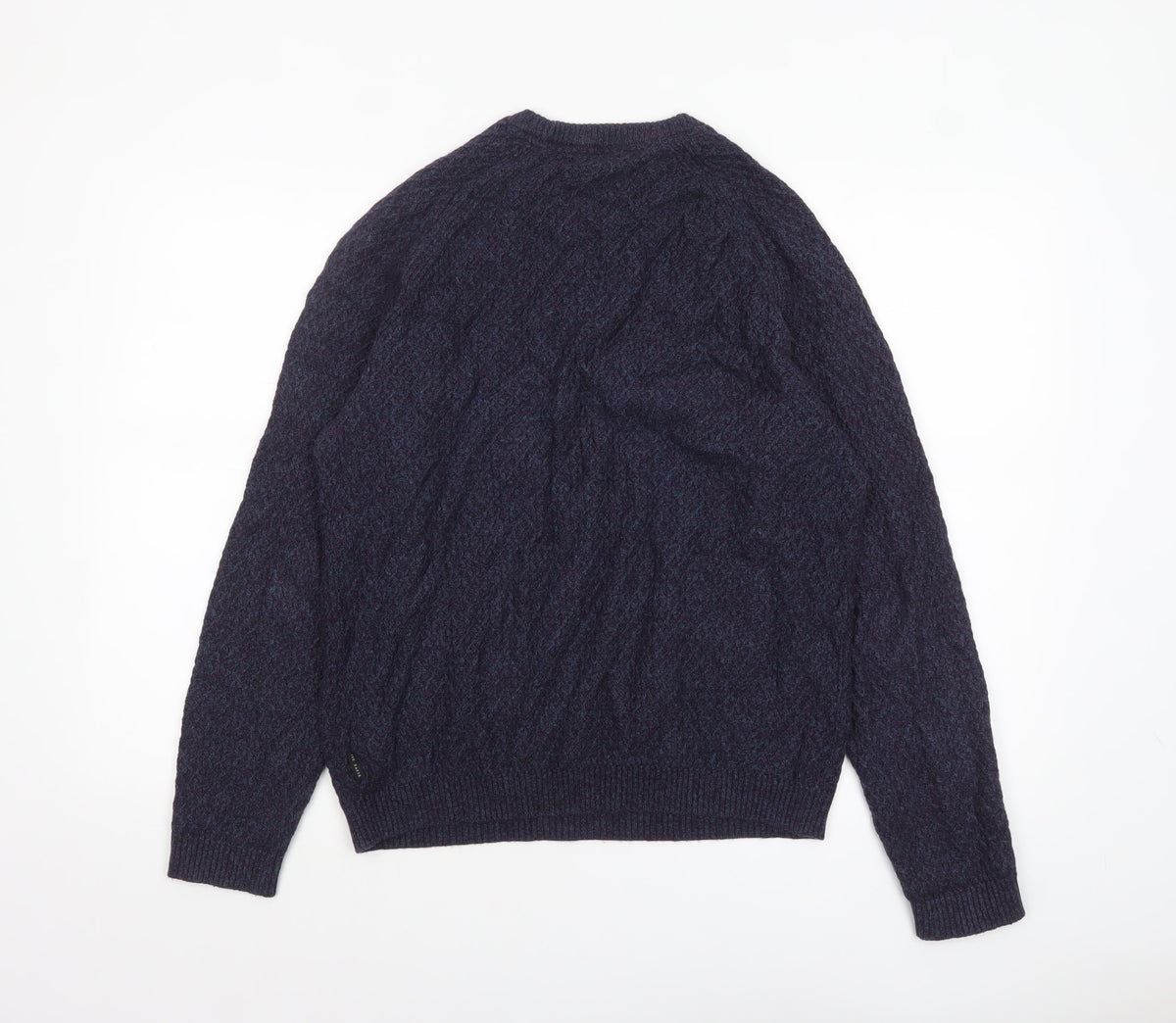 Mens UK Size M Ted Baker Blue Pullover Jumper