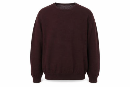 Greenwoods Men’s Brown Cotton Crew Neck Jumper XL Casual Knitwear