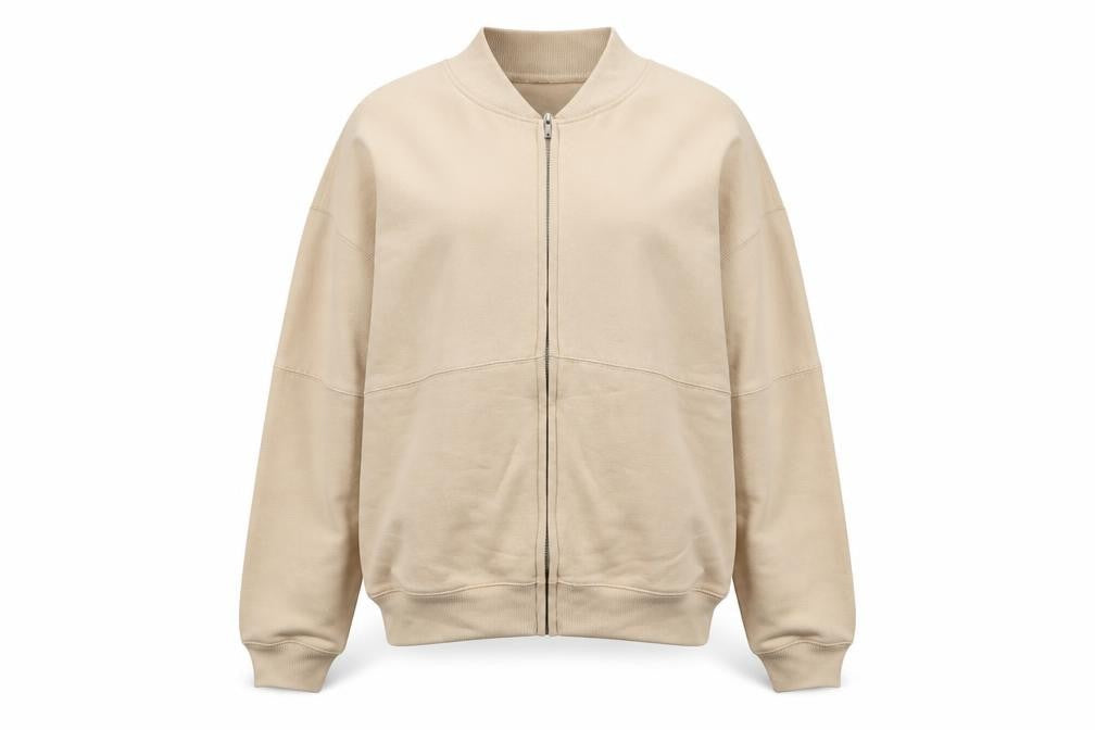 Womens UK Size M Stylewise Beige Basic Jacket