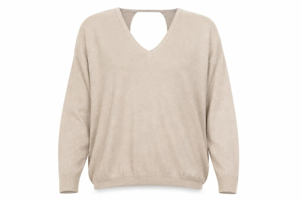 Womens UK Size 12 NEXT Beige Pullover Jumper