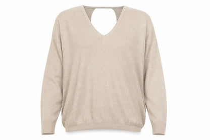 Womens UK Size 12 NEXT Beige Pullover Jumper