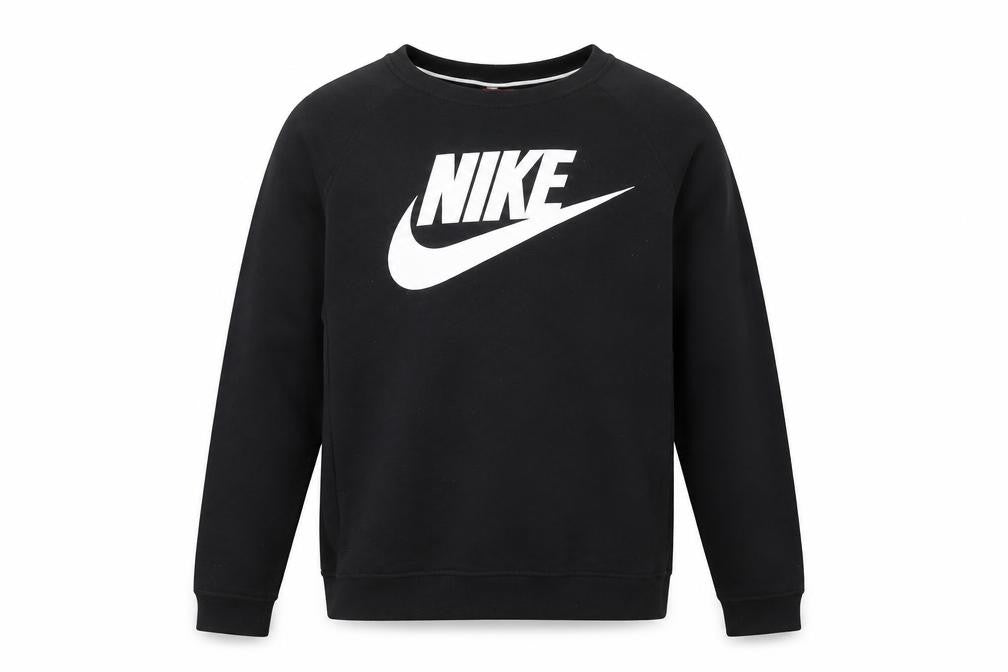 Mens UK Size M Nike Black Pullover Sweatshirt