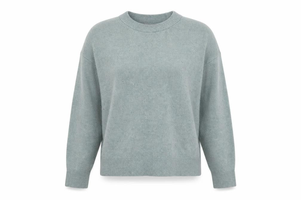 Womens UK Size 12 H&M Green Pullover Jumper