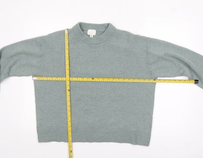 Womens UK Size 12 H&M Green Pullover Jumper