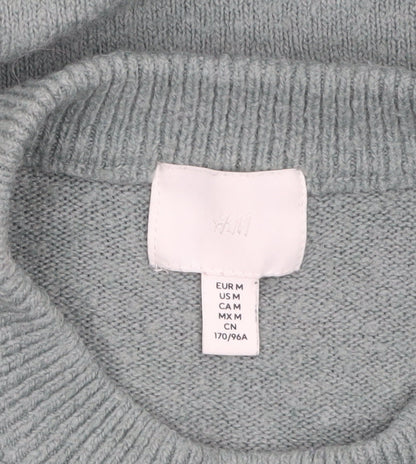 Womens UK Size 12 H&M Green Pullover Jumper