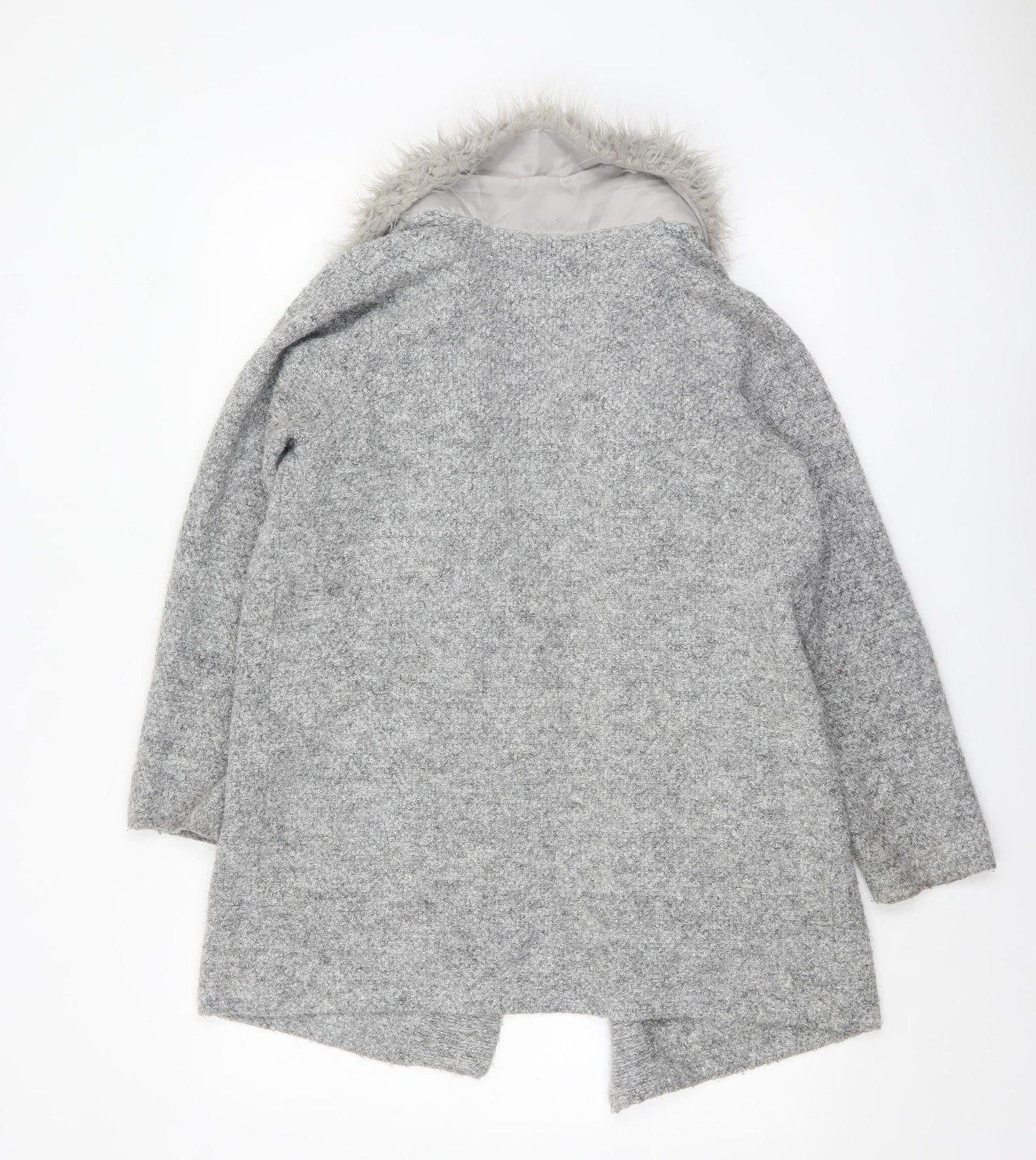 Womens UK Size 14 F&F Grey Cardigan Jumper