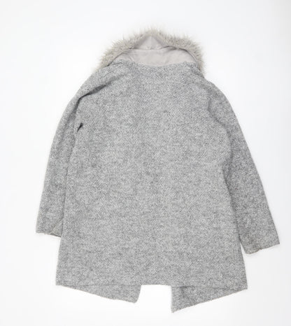 Womens UK Size 14 F&F Grey Cardigan Jumper