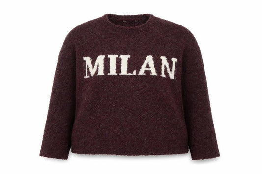 Nutmeg Womens Brown 'MILAN' Pullover Jumper Size 20 Plus Knit Wool Blend