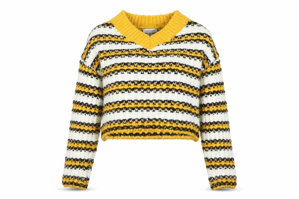 Womens UK Size 6 Topshop Multicoloured Pullover Jumper