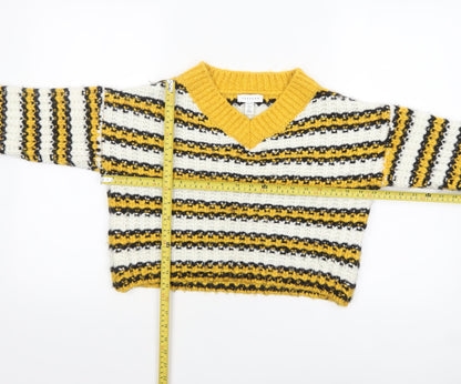 Womens UK Size 6 Topshop Multicoloured Pullover Jumper
