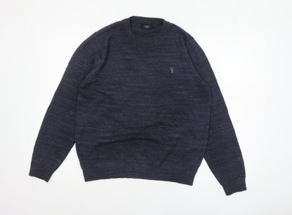 Mens UK Size M NEXT Blue Pullover Jumper
