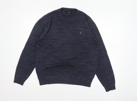 Mens UK Size M NEXT Blue Pullover Jumper