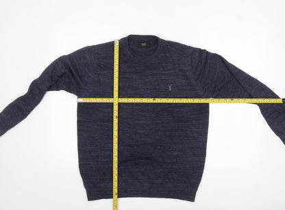Mens UK Size M NEXT Blue Pullover Jumper