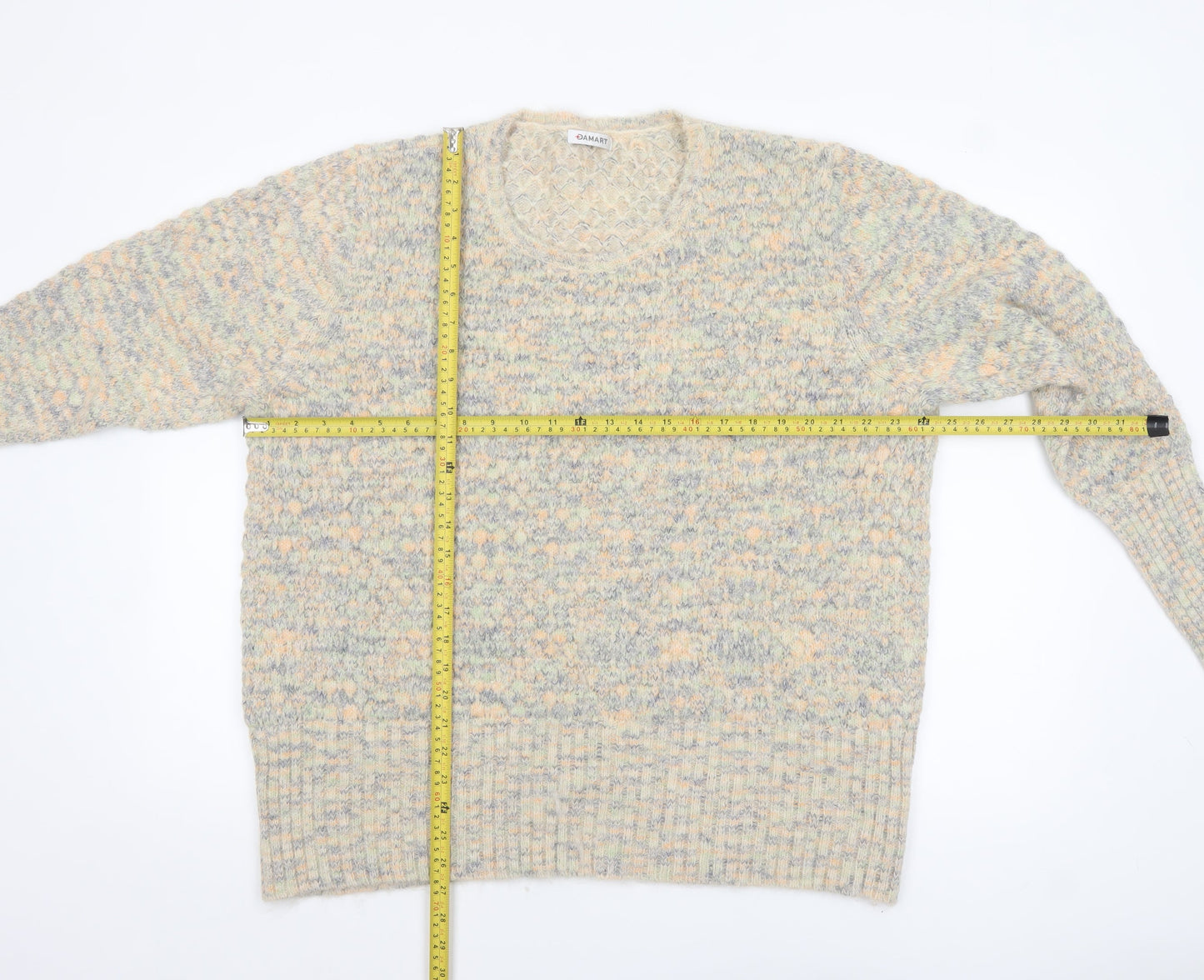 Womens UK Size 22/24 Damart Beige Pullover Jumper