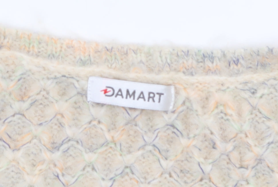 Womens UK Size 22/24 Damart Beige Pullover Jumper