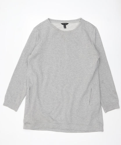 Womens UK Size 18 New Look Grey Pullover Sweatshirt