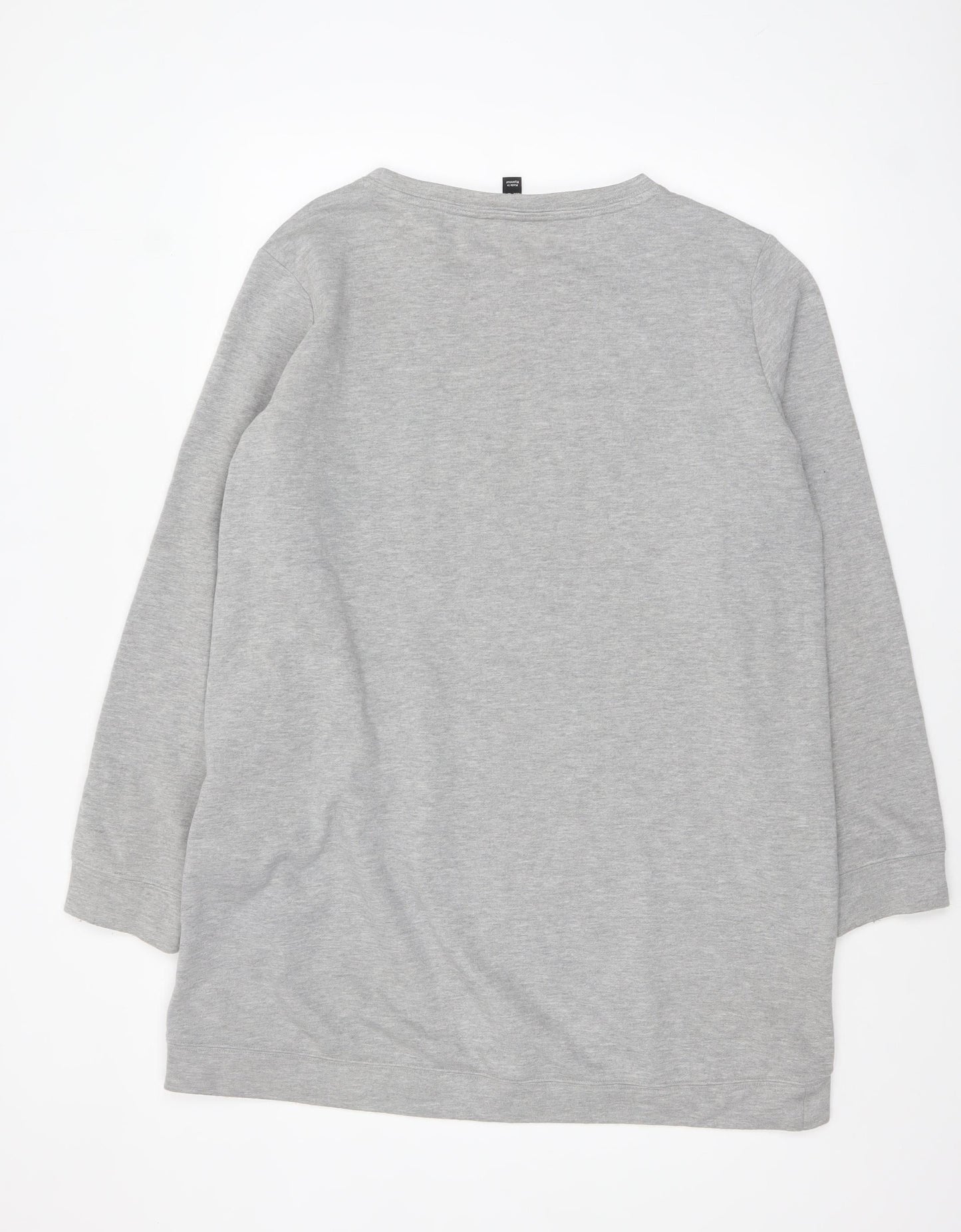 Womens UK Size 18 New Look Grey Pullover Sweatshirt