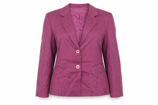 Womens UK Size 12 Country Casuals Petites Pink Suit Jacket