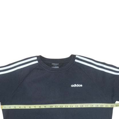 Womens UK Size XS Adidas Black Pullover Sweatshirt