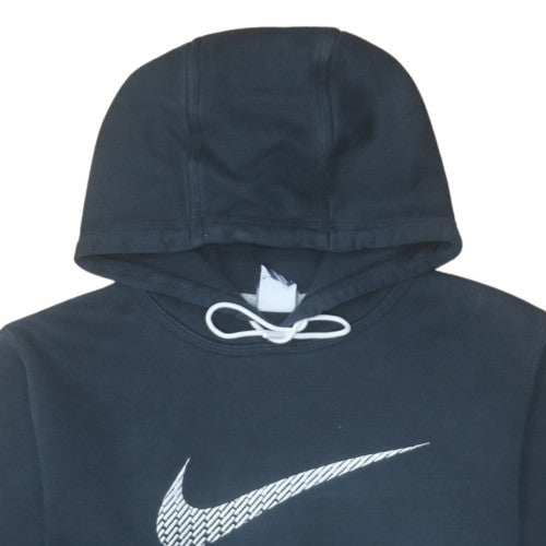 Womens UK Size M Nike Black Pullover Hoodie