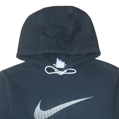 Womens UK Size M Nike Black Pullover Hoodie