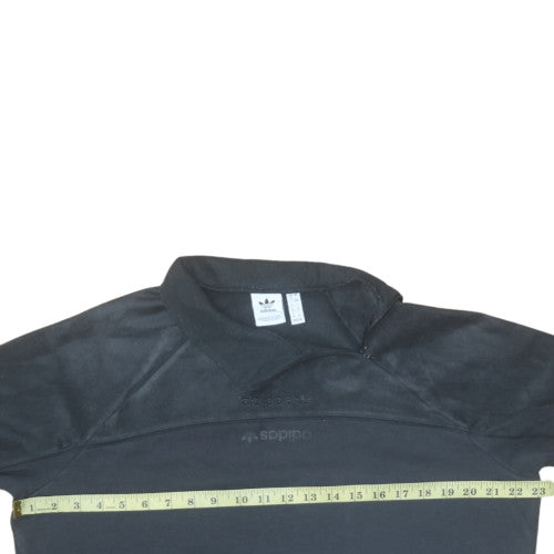 Womens UK Size 10 Adidas Black Pullover Sweatshirt