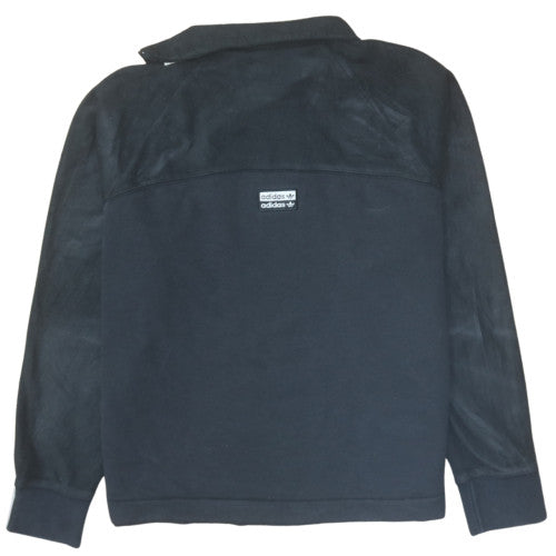 Womens UK Size 10 Adidas Black Pullover Sweatshirt