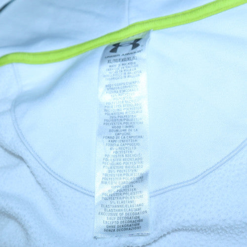 Womens UK Size XL Under Armour White Full Zip Hoodie